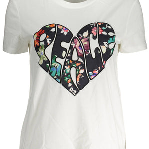 Desigual White Cotton Women's Top