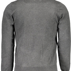 U.S. Grand Polo Gray Viscose Men Sweater