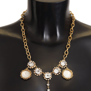 Dolce & Gabbana Elegant Timekeeper Statement Necklace