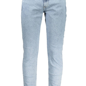 Calvin Klein Light Blue Cotton Men Jeans