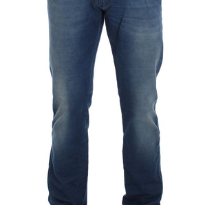 Acht Slim Fit Blue Wash Italian Denim