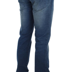 Acht Slim Fit Blue Wash Italian Denim