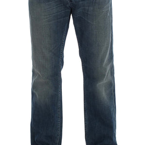 Acht Elegant Regular Fit Blue Wash Denim