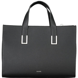 Calvin Klein Black Polyester Women Handbag