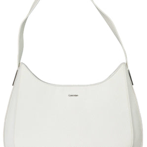 Calvin Klein White Polyester Women Handbag