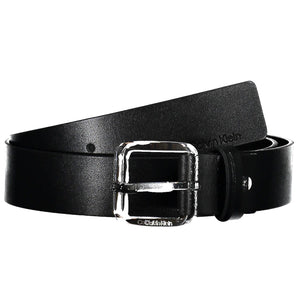 Calvin Klein Black Leather Men Belt