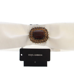 Dolce &amp; Gabbana Embellished Snap Button Waist Belt