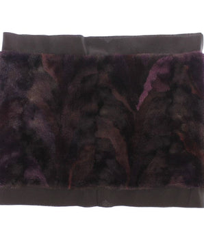 Dolce & Gabbana Purple MINK Fur Scarf Foulard Neck Wrap Dolce & Gabbana 