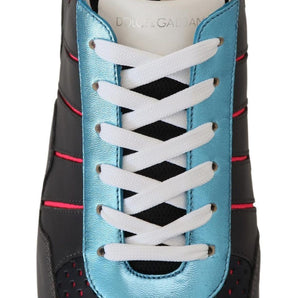 Dolce &amp; Gabbana Multicolor Leather-Blend Low Top Sneakers