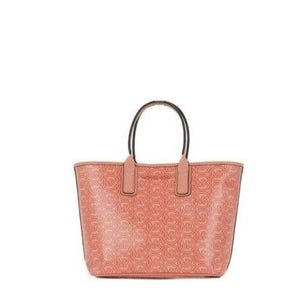 Michael Kors Jodie Bolso tote pequeño de poliéster reciclado con logo Sherbert Jacquard