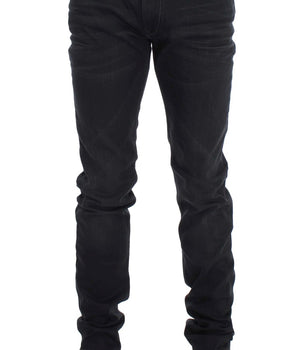 Acht Gray Cotton Stretch Slim Fit Jeans