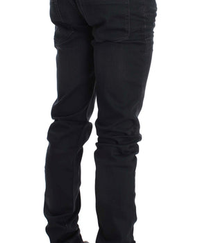 Acht Gray Cotton Stretch Slim Fit Jeans