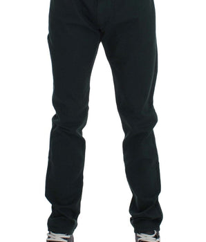 Ermanno Scervino Chic Green Straight Cut Jeans Ermanno Scervino 