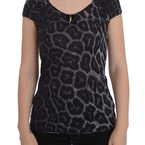 Chic Leopard Modal Top by Cavalli