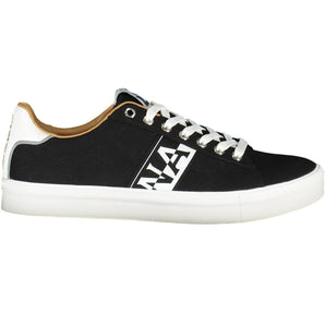 Napapijri Black Polyester Men Sneaker