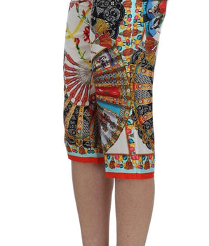 Dolce & Gabbana Multicolor Majolica Sicily Silk Pants Dolce & Gabbana 