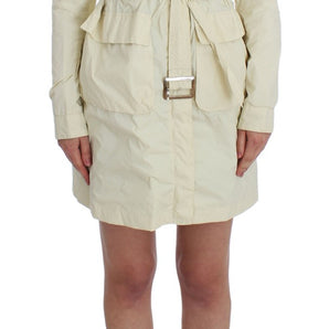 P.A.R.O.S.H. Chic Beige Trench Jacket Coat