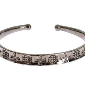 Brazalete Nialaya Elegante de Plata Rodiada