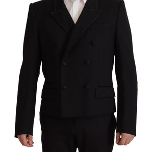 Dolce &amp; Gabbana Elegant Double Breasted Wool Blazer