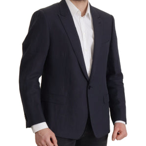 Dolce &amp; Gabbana Elegant Linen Single Breasted Blazer