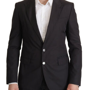 Dolce &amp; Gabbana Elegant Taormina Black Cotton Blazer