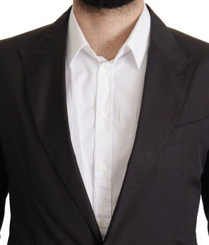 Dolce & Gabbana Black Single Breasted TAORMINA Breasted Blazer