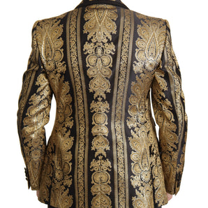 Dolce &amp; Gabbana Elegant Single Breasted Jacquard Blazer