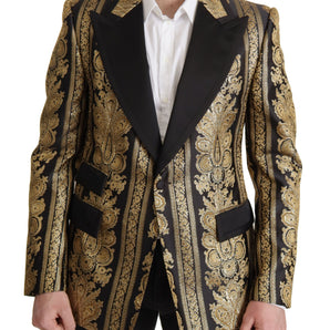 Dolce &amp; Gabbana Elegant Single Breasted Jacquard Blazer