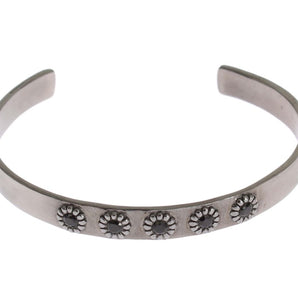 Brazalete elegante Nialaya de plata con circonitas para ella