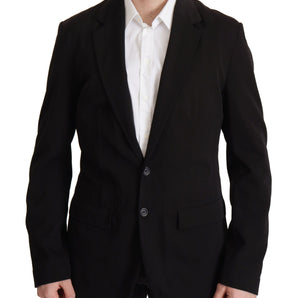 Dolce &amp; Gabbana Elegant Virgin Wool Single Breasted Jacket