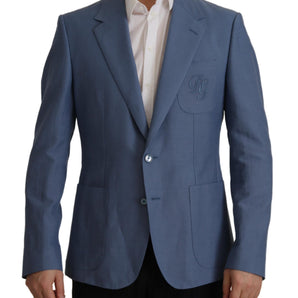 Dolce & Gabbana Elegant Single Breasted Linen Jacket