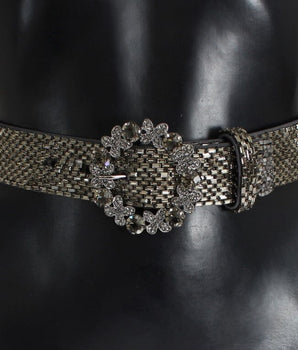 Dolce & Gabbana Crystal Buckle Sequined Waist Belt Dolce & Gabbana 