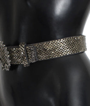 Dolce & Gabbana Crystal Buckle Sequined Waist Belt Dolce & Gabbana 