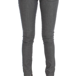 Custom National Gray Cotton Blend Slim Fit Jeans