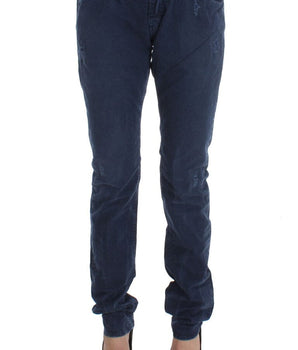 Costume National Blue Cotton Blend Denim Jeans Costume National 