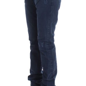 Costume National Chic Regular Fit Blue Denim Jeans