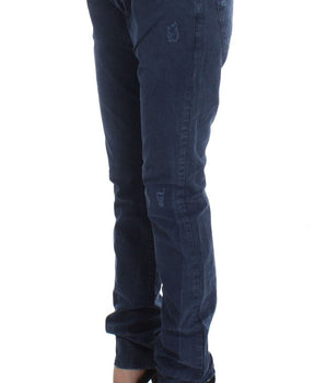 Costume National Blue Cotton Blend Denim Jeans Costume National 