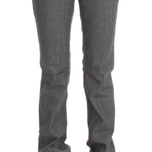 Costume National Elegant Gray Regular Fit Jeans