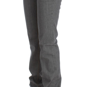 Costume National Elegant Gray Regular Fit Jeans