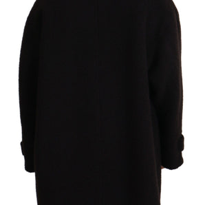 Dolce & Gabbana Elegant Black Alpaca Wool Blend Jacket