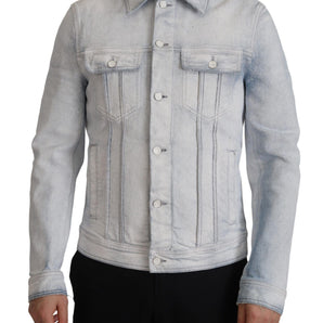 Dolce & Gabbana Elegant Light Blue Denim Jacket