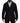 Dolce & Gabbana Black Wool Knit Double Breasted Coat Jacket