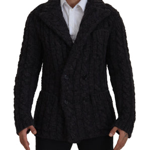 Dolce &amp; Gabbana Elegant Double-Breasted Wool-Cashmere Coat