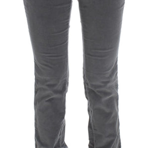 Costume National Sleek Super Slim Gray Jeans