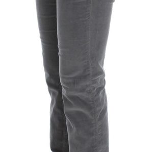 Costume National Sleek Super Slim Gray Jeans