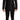 Dolce &amp; Gabbana Elegant Black Striped Slim Fit Two-Piece Suit