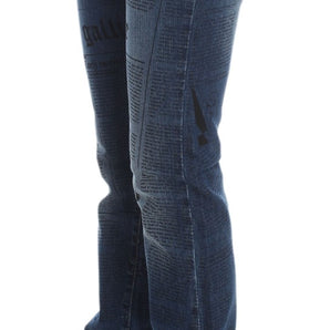 John Galliano Elegant Slim Bootcut Denim Jeans