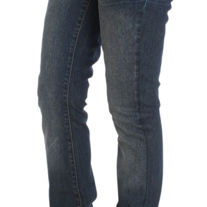 John Galliano Chic Slim Fit Blue Jeans