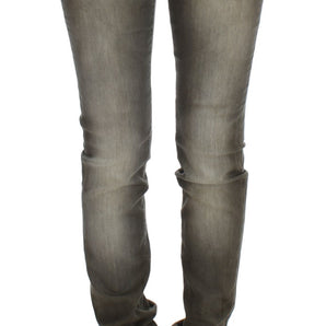 Ermanno Scervino Chic Gray Slim Fit Italian Denim