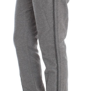 Ermanno Scervino Chic Gray Casual Cotton Pants